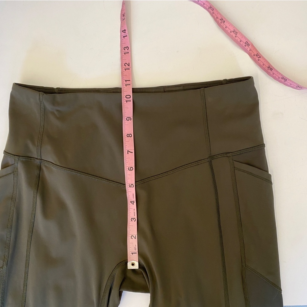 Lululemon || All The Right Places Crop 23” Sage Green 10‎ - Picture 6 of 10